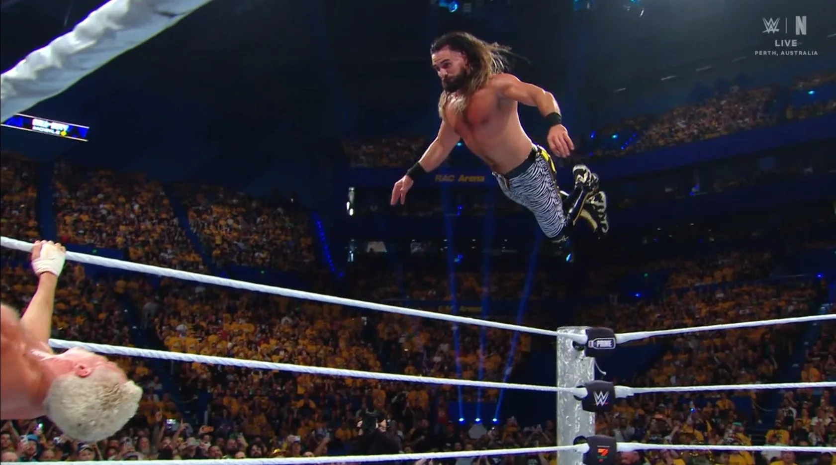 Seth Rollins Believed to be Hurt In Crown Jewel Match with Cody Rhodes 