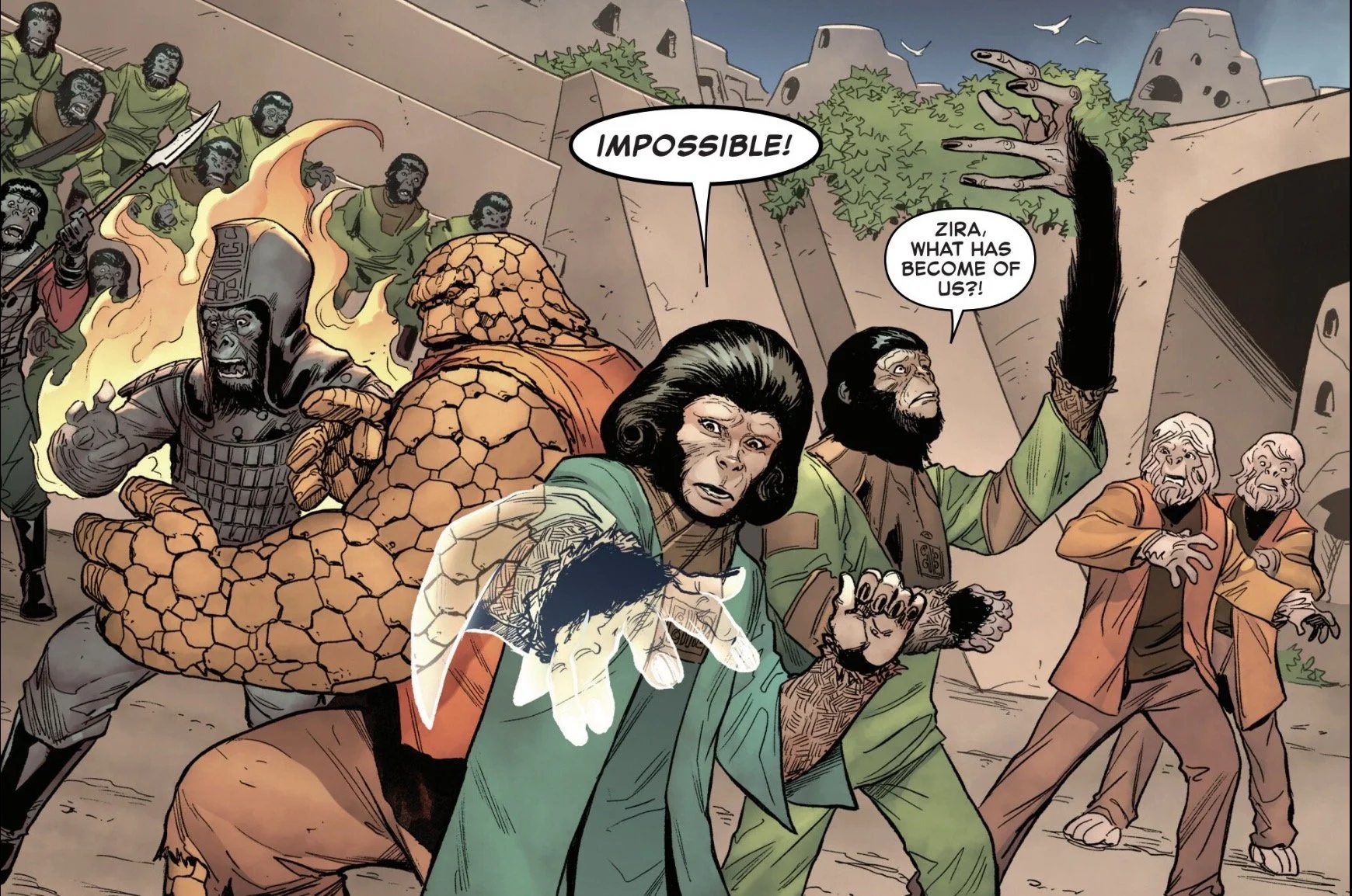 REVIEW: Meet the Ape-tastic Four in Planet of the Apes versus Fantastic Four #2