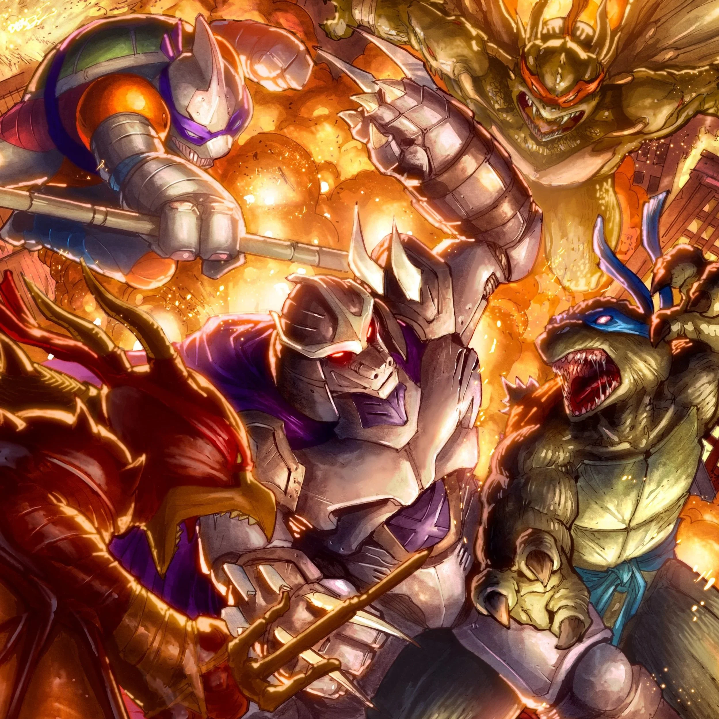 REVIEW: A Kaiju-Sized Finale in TMNT x Godzilla #5