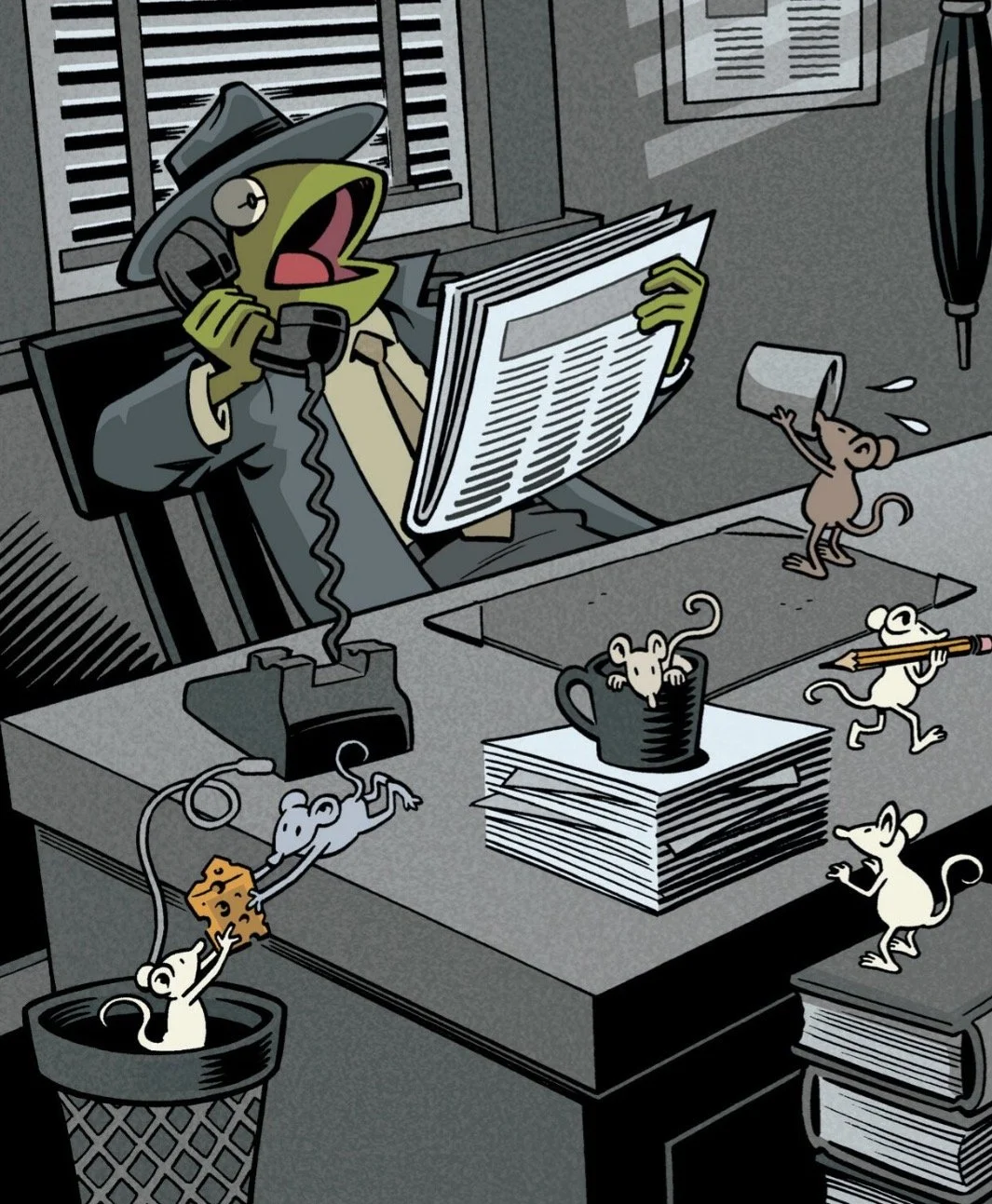 REVIEW: It’s Not East Being Vert in The Muppets Noir #2