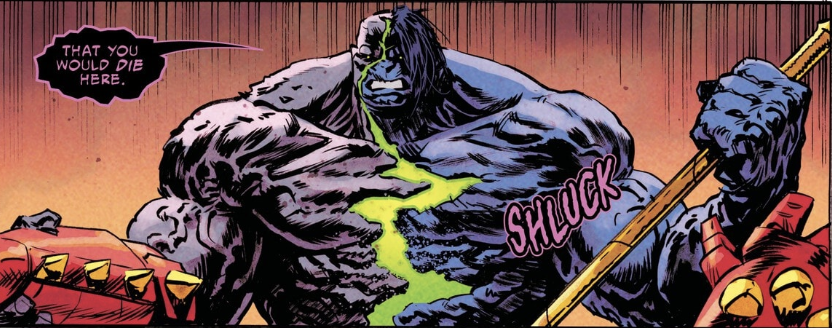 REVIEW: Iron Man takes his best shot at Eldest in the Infernal Hulk #6!