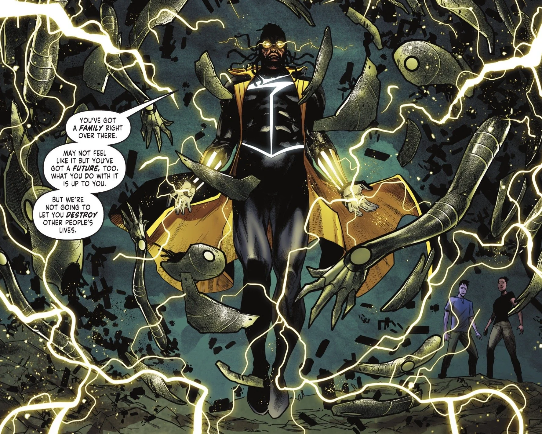 REVIEW: Shadows and Light in Batman/Static: Beyond #6