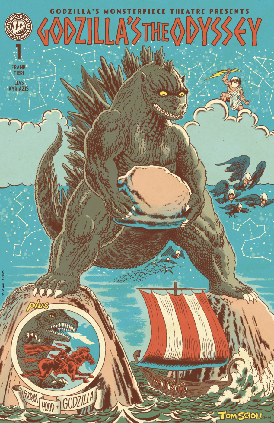 REVIEW: Godzilla takes on Greek Mythology in Godzilla's The Odyssey!