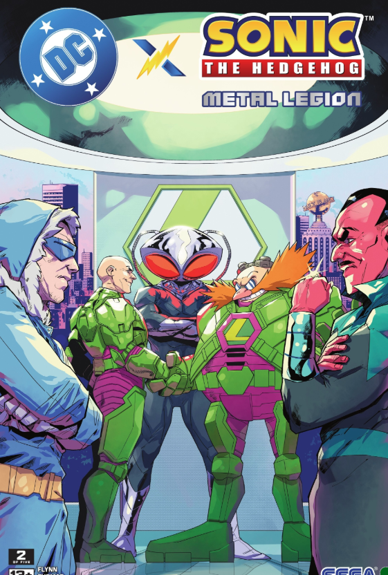REVIEW: DC X Sonic the Hedgehog: Metal Legion #2 Is a Campy, yet Interesting Read