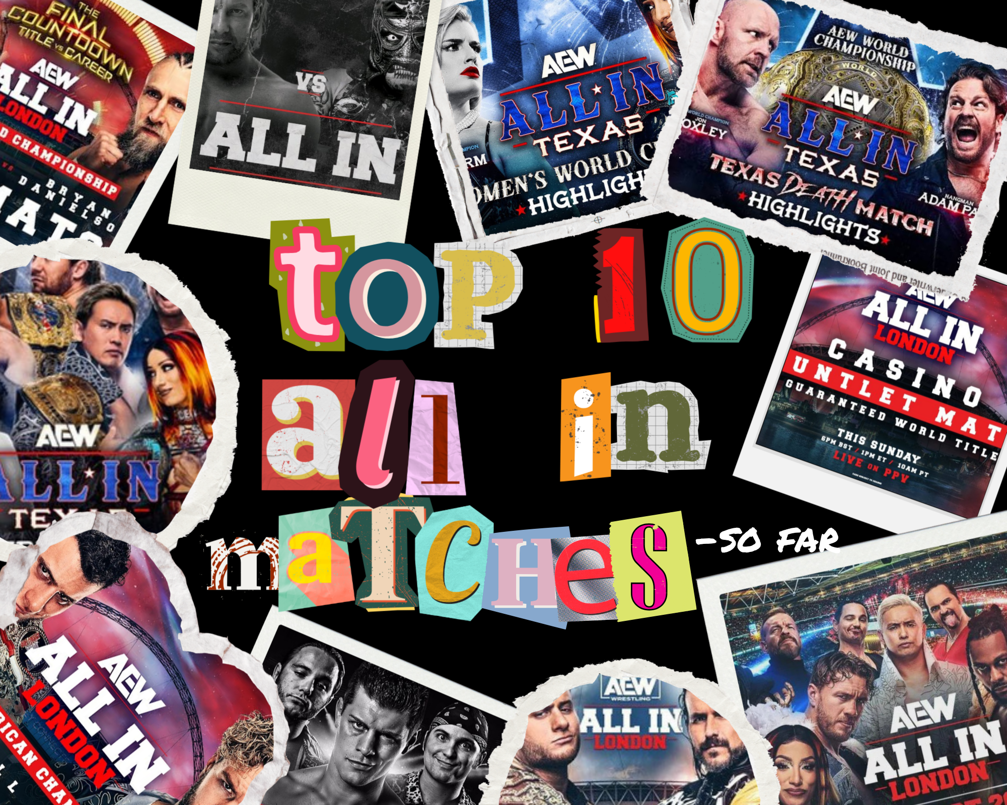 Ranking the Top Ten All In Matches So Far