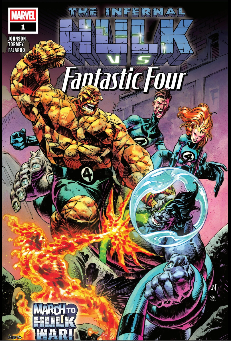 REVIEW: A FANTASTIC Beatdown Awaits in the Infernal Hulk vs. Fantastic Four #1!