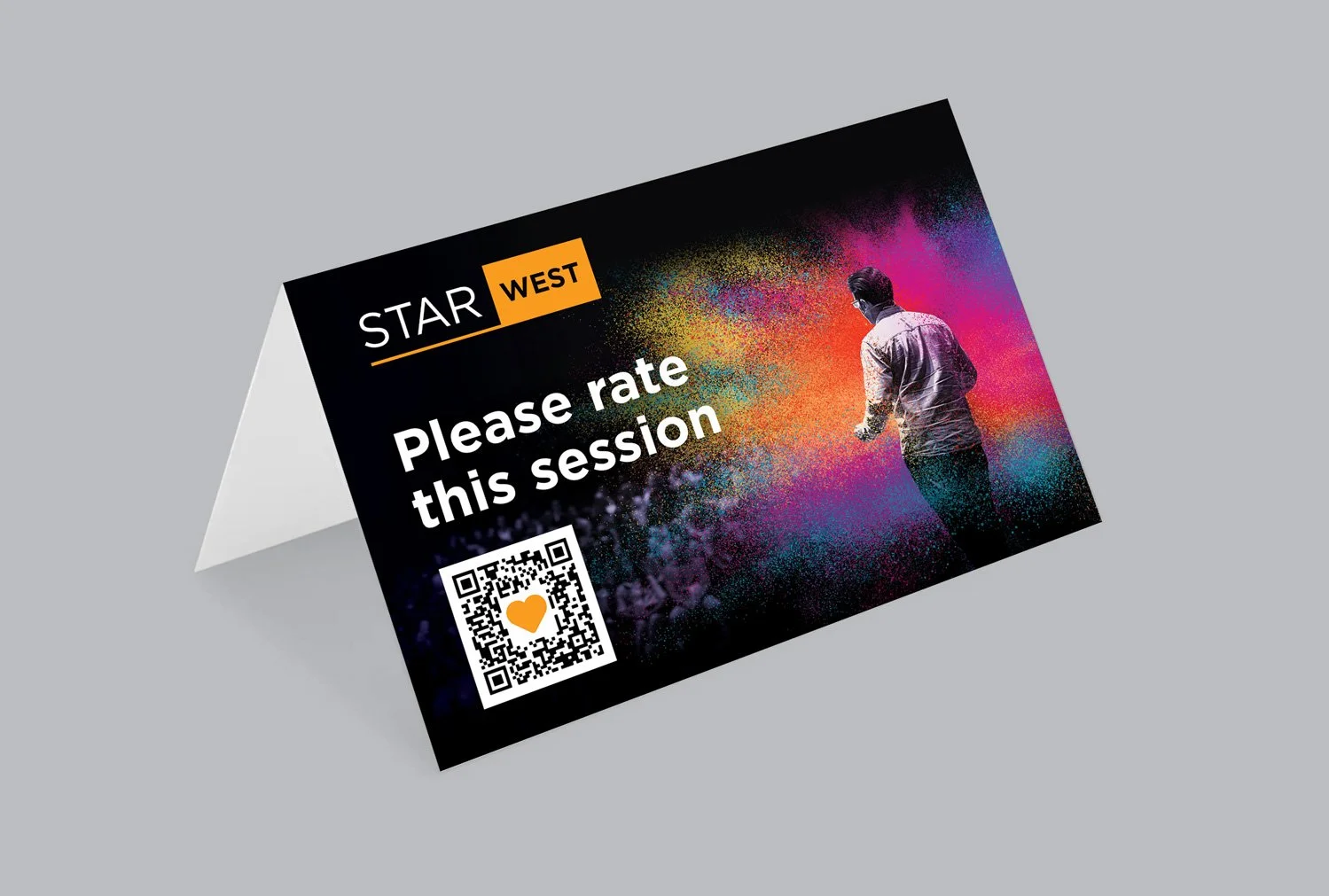STARWEST Survey Table Tent