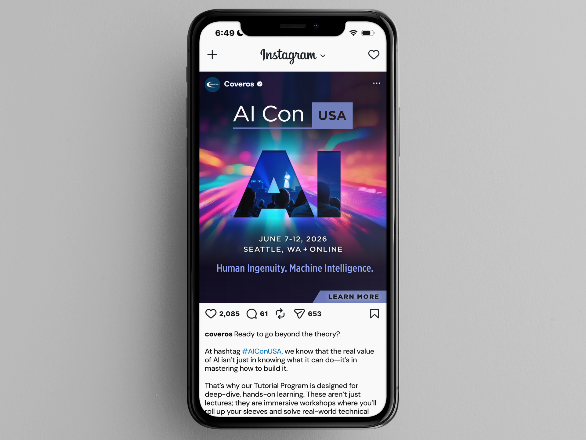 AI Con USA Instagram Ad