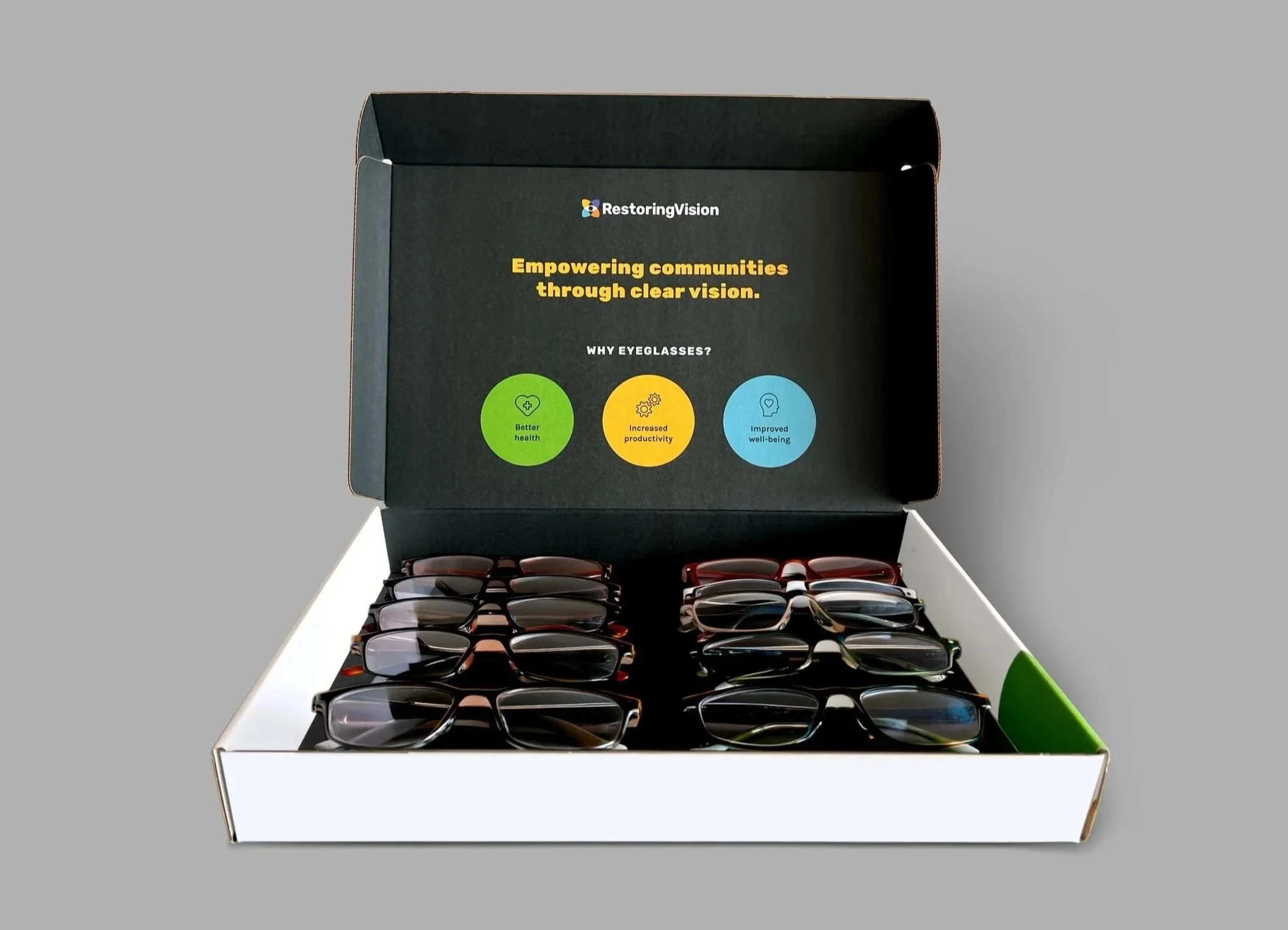 RestoringVision Eyeglass Sample Box