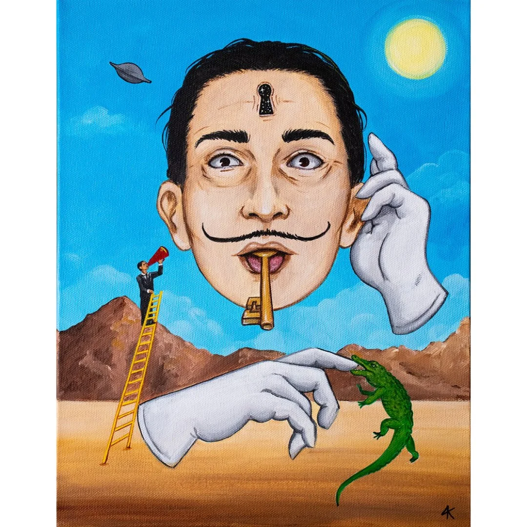 "What's That?" Original Painting 11 x 14 Inches