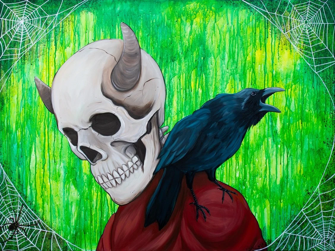 "The Jester" Original 36 x 48 Inch Painting