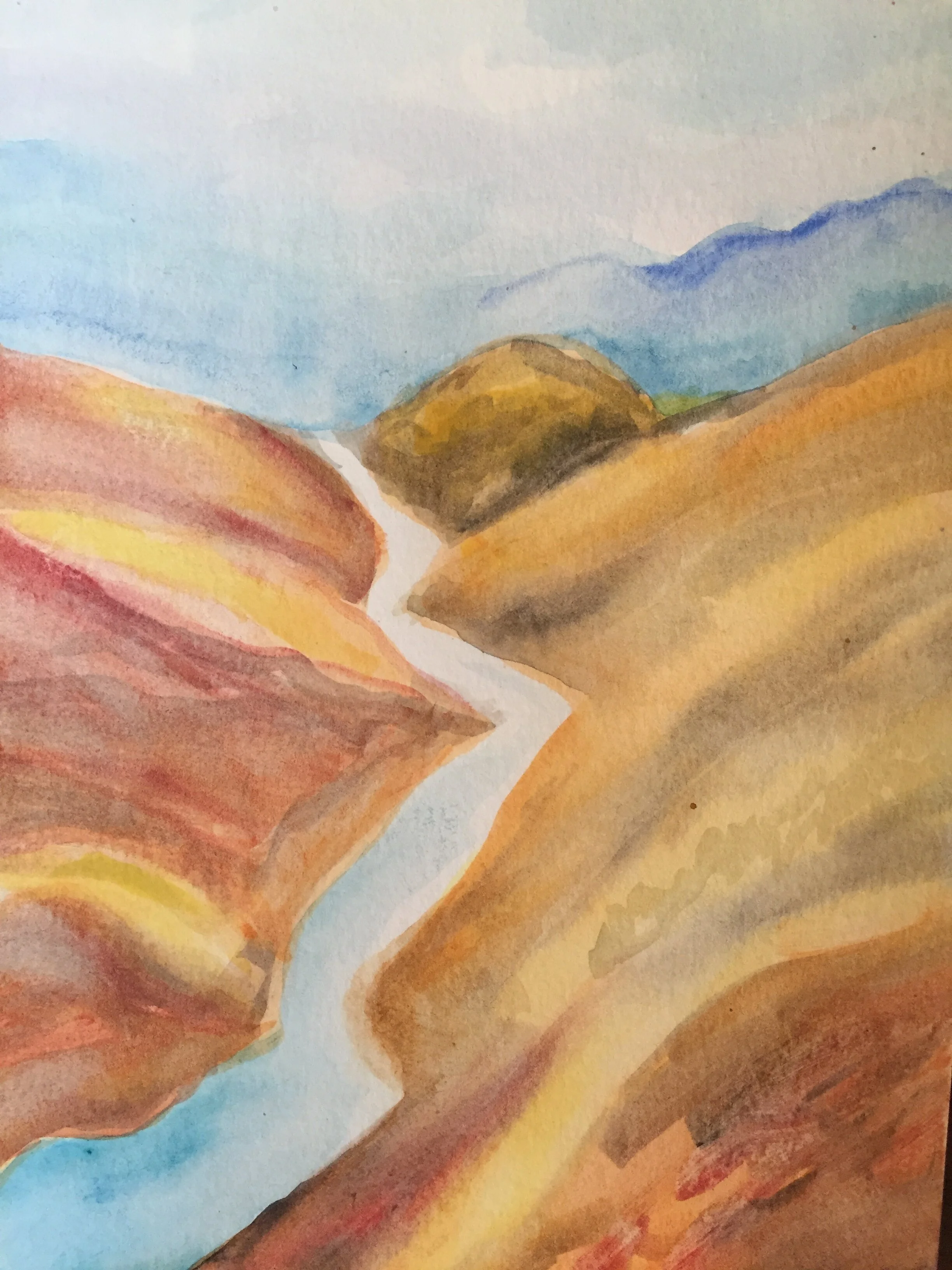 Watercolor River