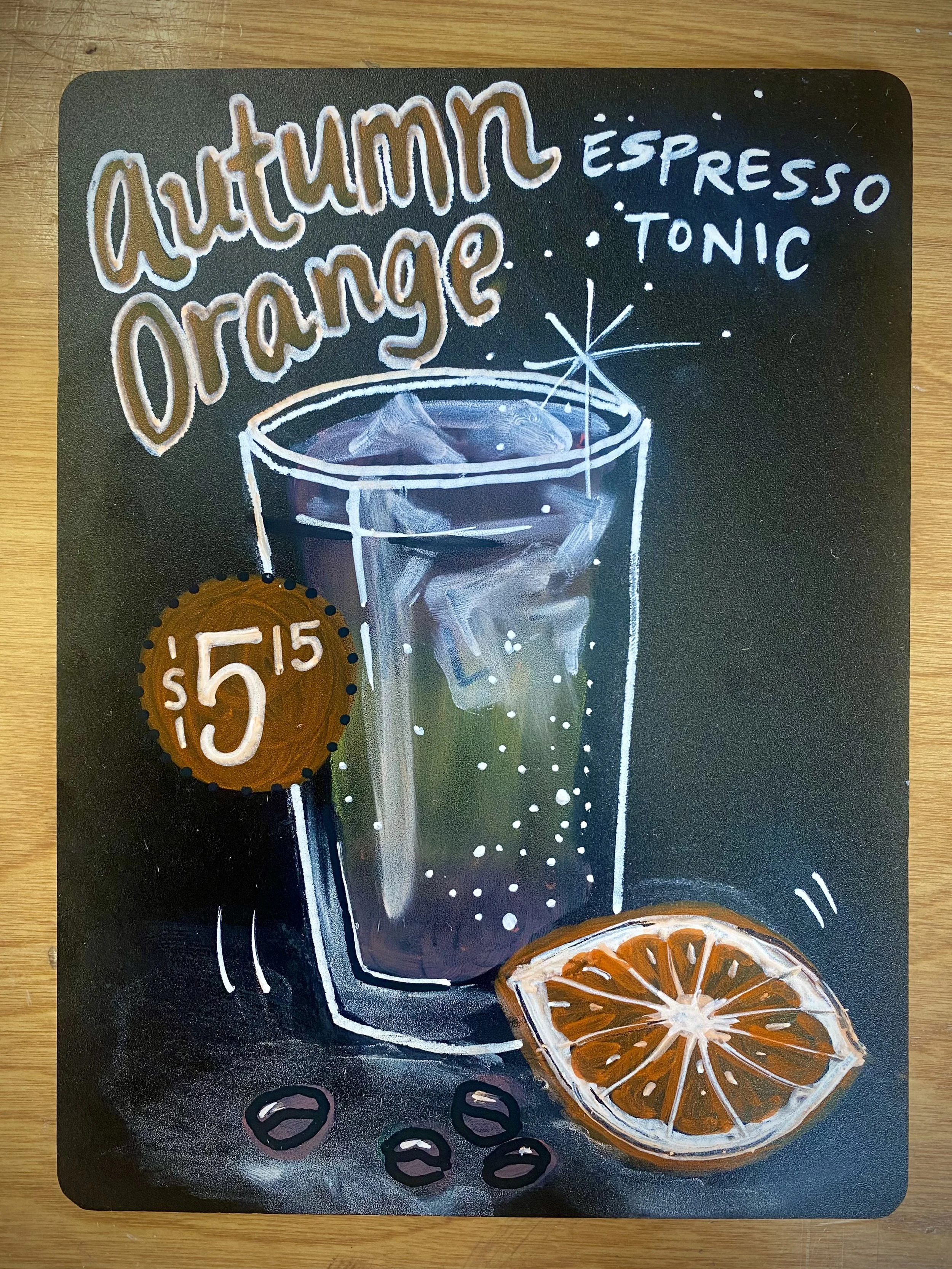 Autumn Espresso Tonic