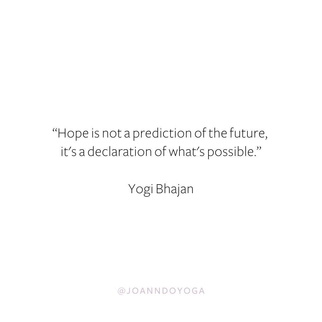 Hope, not because it&rsquo;s a sure thing, but because you believe it&rsquo;s possible. 

What you want matters. Let go of anything keeping you small, and give yourself permission to dream big.