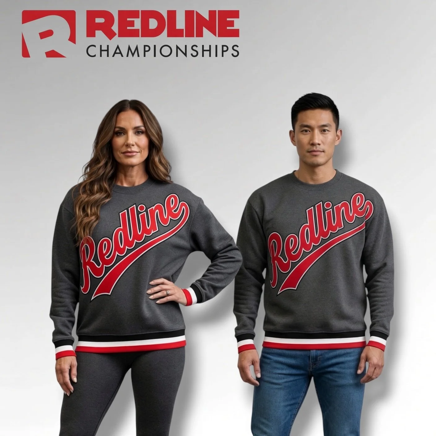 ♦️REDLINE SWEATSHIRT - CHARCOAL GREY♦️