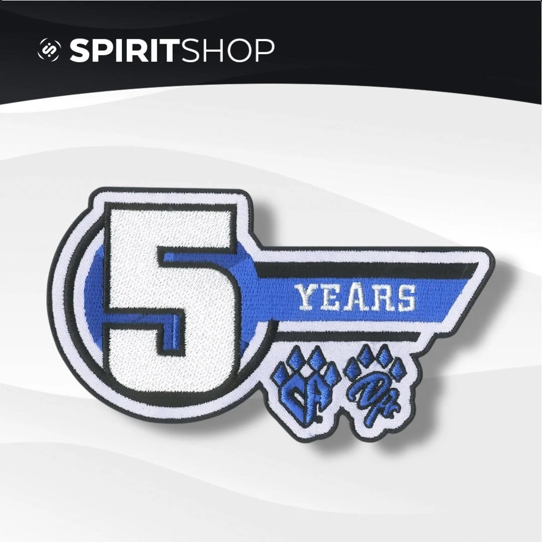 π IN STOCK π Embroidered 5 Year Patch