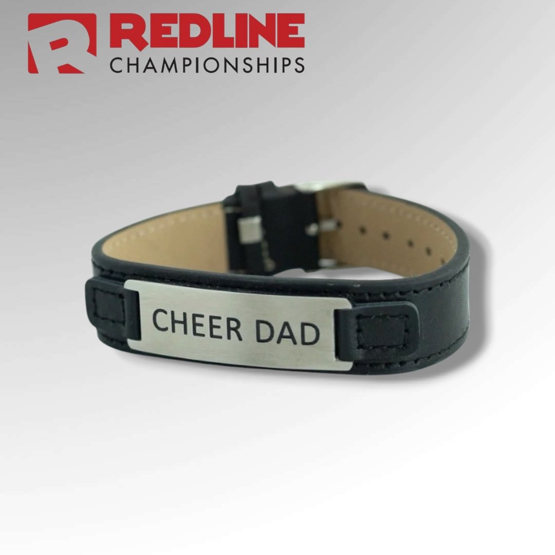 ♦️CHEER DAD LEATHER BRACELET♦️