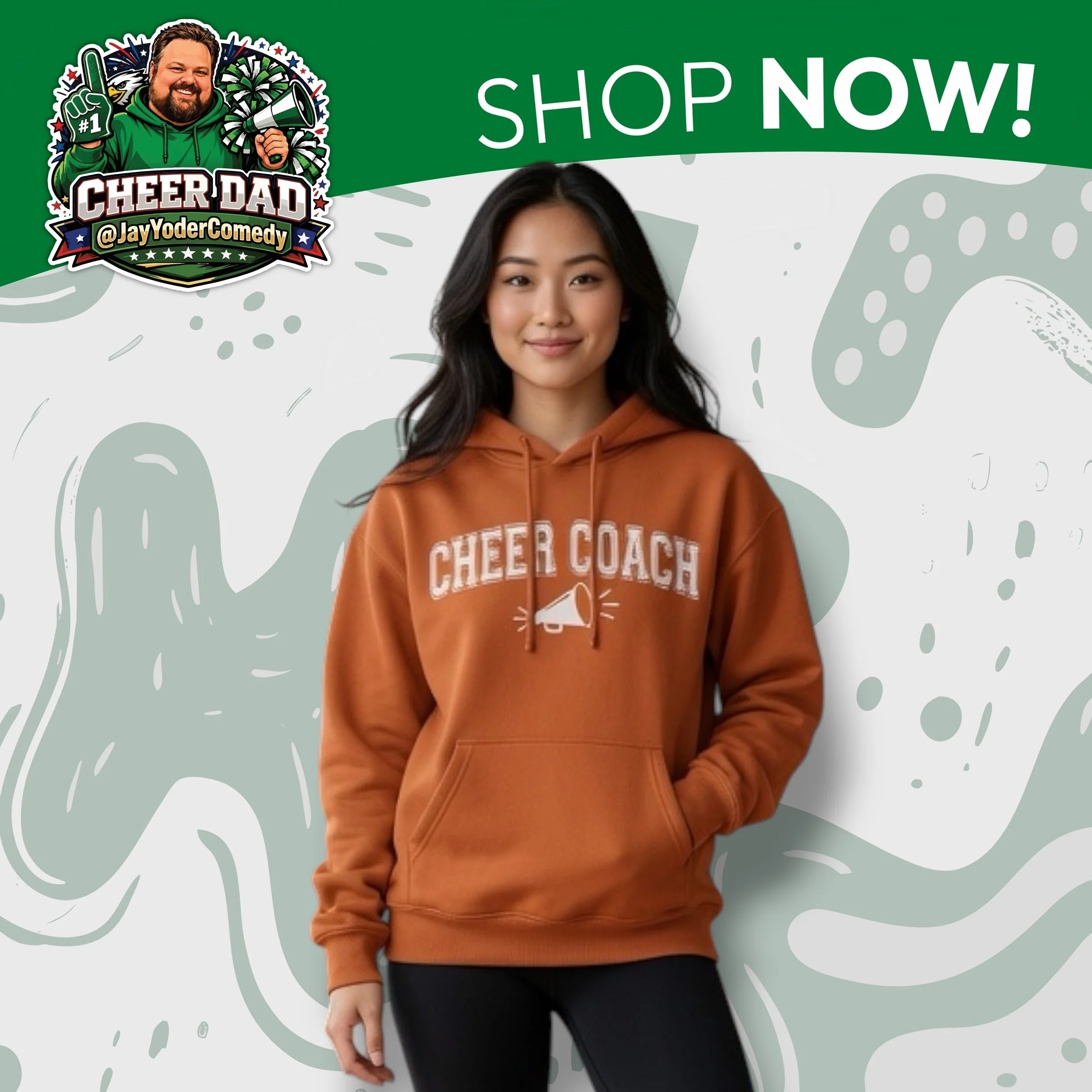 Hooded Sweatshirt - Orange