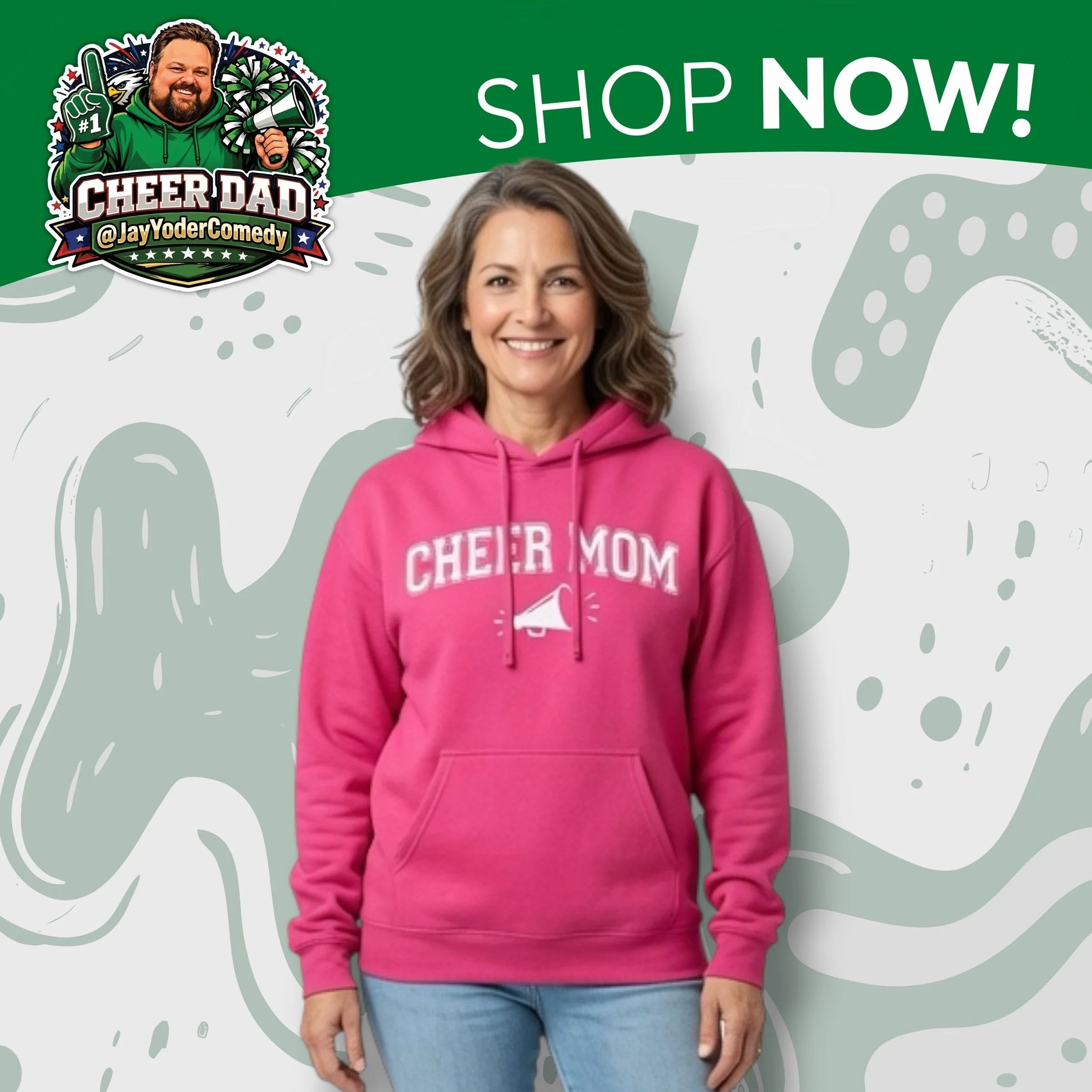 Hooded Sweatshirt - Hot Pink