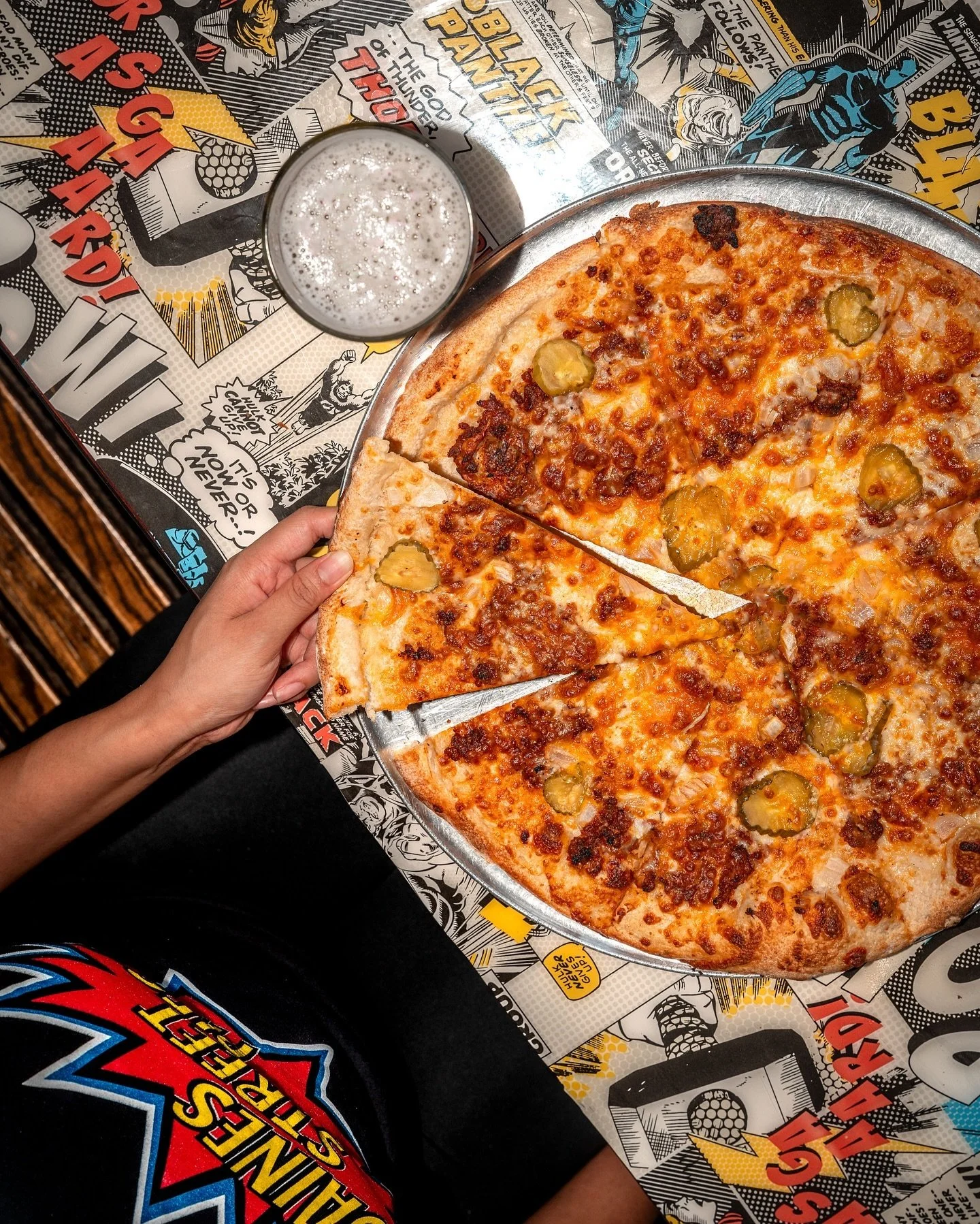 Your friendly reminder that the month is coming to an end!  August&rsquo;s POTM won&rsquo;t last forever. Make sure to stop in to try the Sloppy Joe before it&rsquo;s gone!

This pie is made with Sloppy Joe seasoned beef, onions, pickles and cheddar
