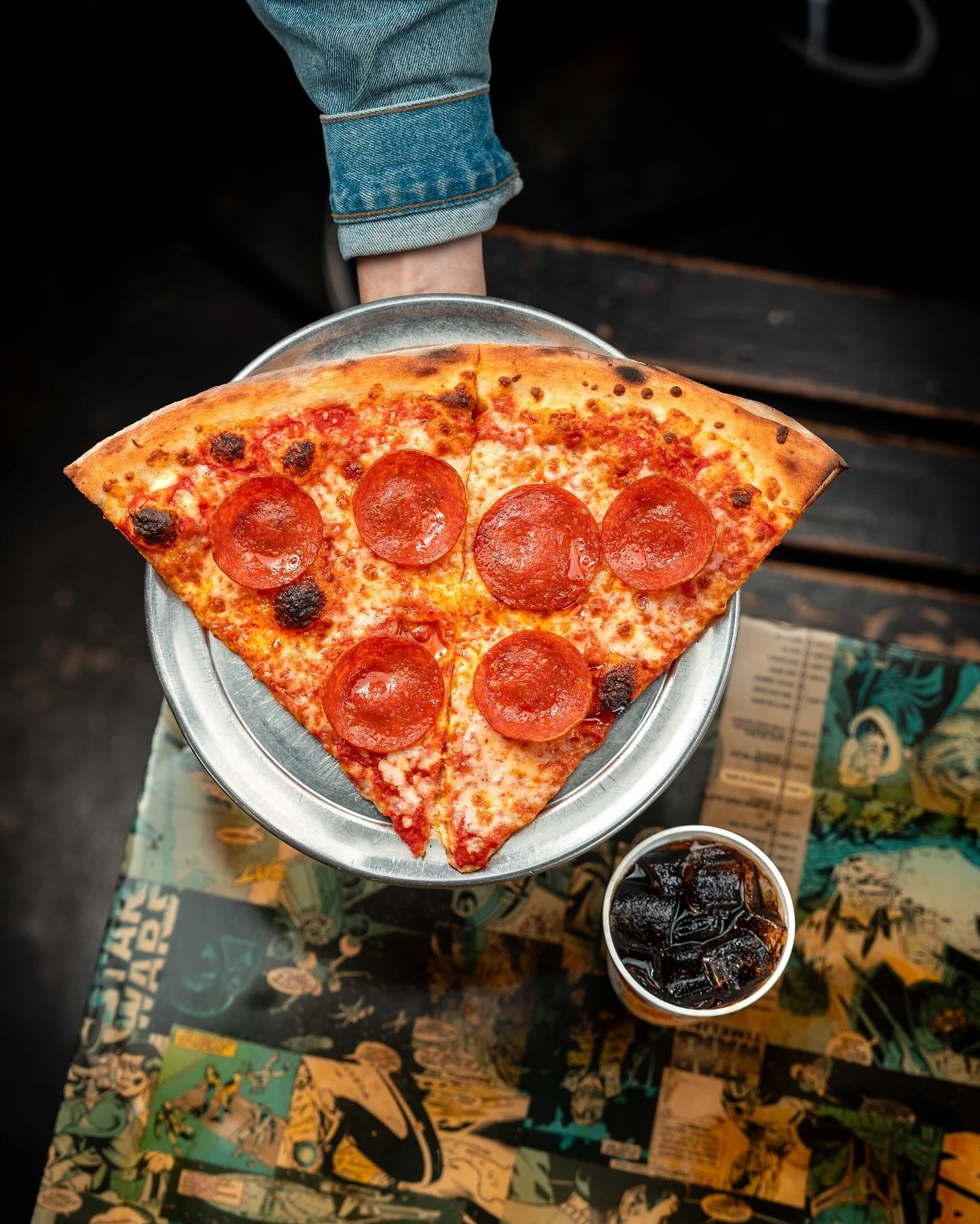 Lunchtime just got better! Grab 2 one-topping slices and a drink for just $7.50, or choose 1 slice and a salad for $8.50. We&rsquo;ll see you for lunch! 🍕