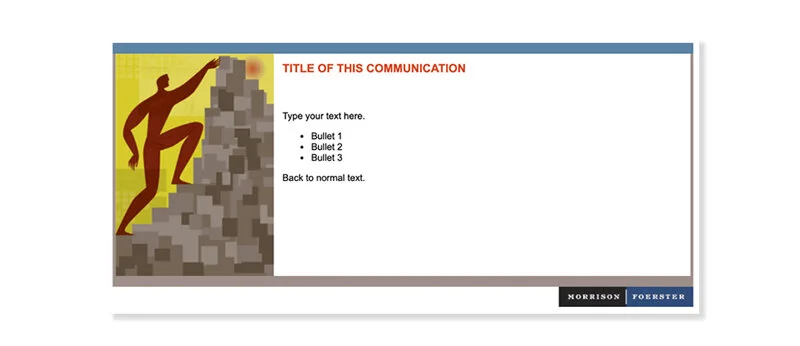  Email message template 
