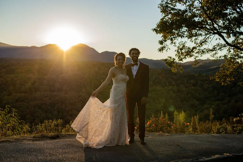 Asheville, NC Elopement on Blue Ridge Parkway
