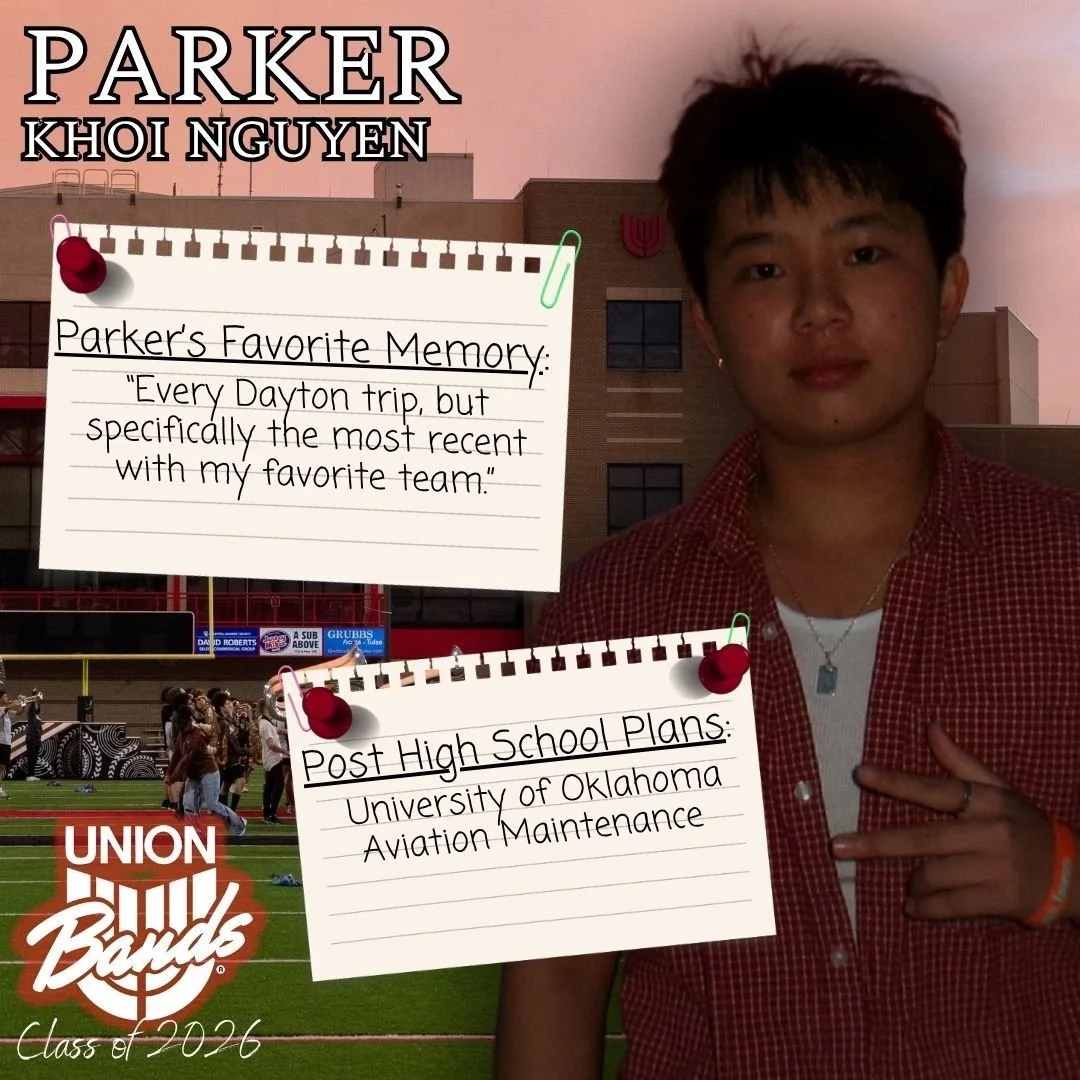 Congratulations to Parker and the Class of 2026!