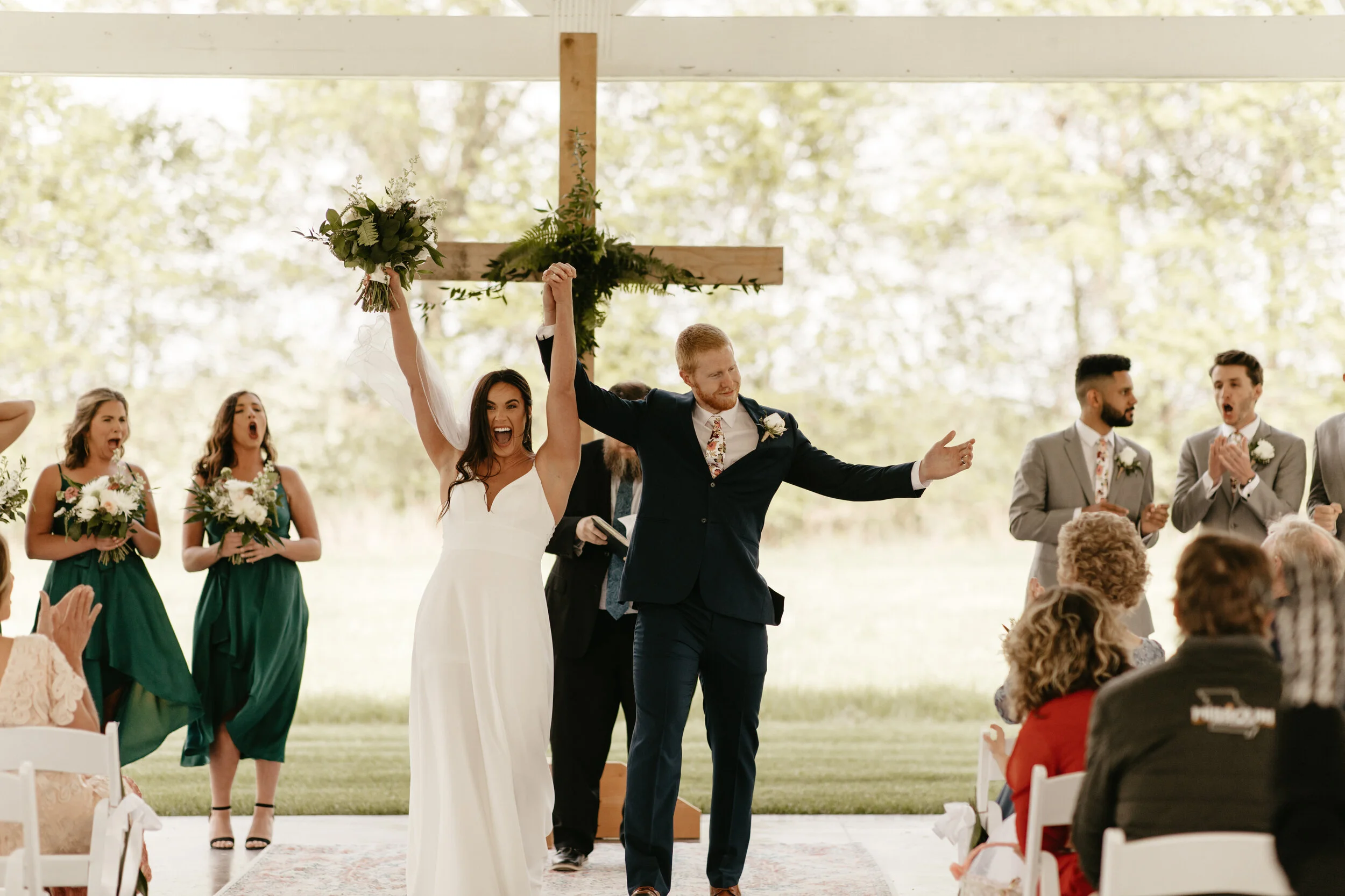 Outdoor wedding venue near Columbia, MO