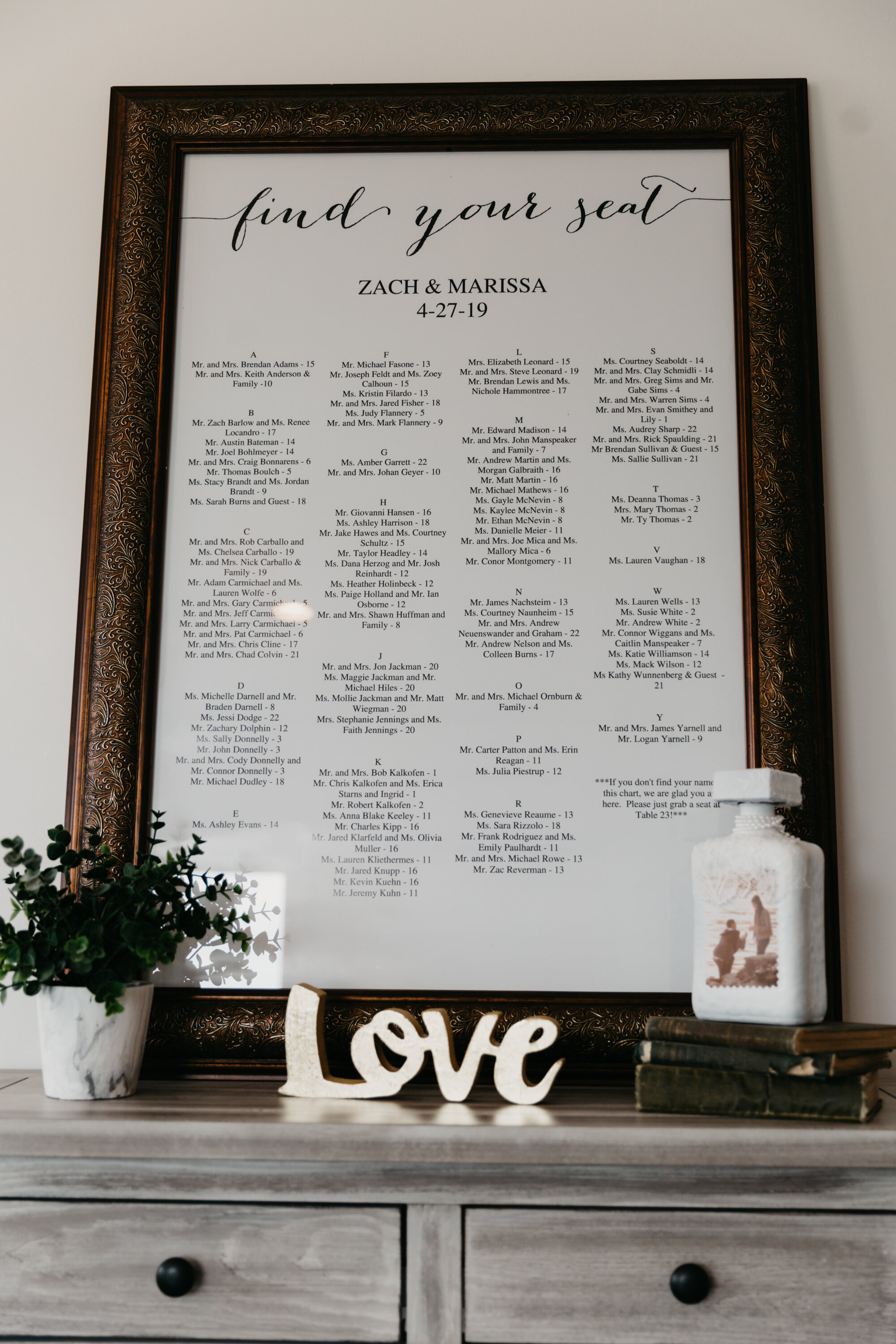 wedding guests signage seating chart welcome Amber Garrett photography emerson fields (1).jpg