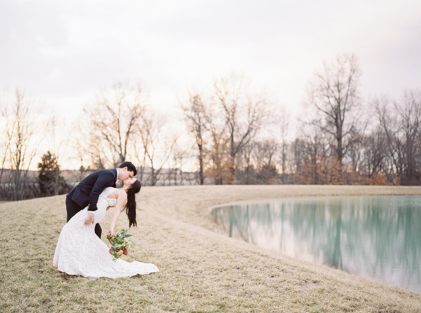 Emerson Fields mini destination wedding venue missouri near st louis kansas city lake bride groom.jpg