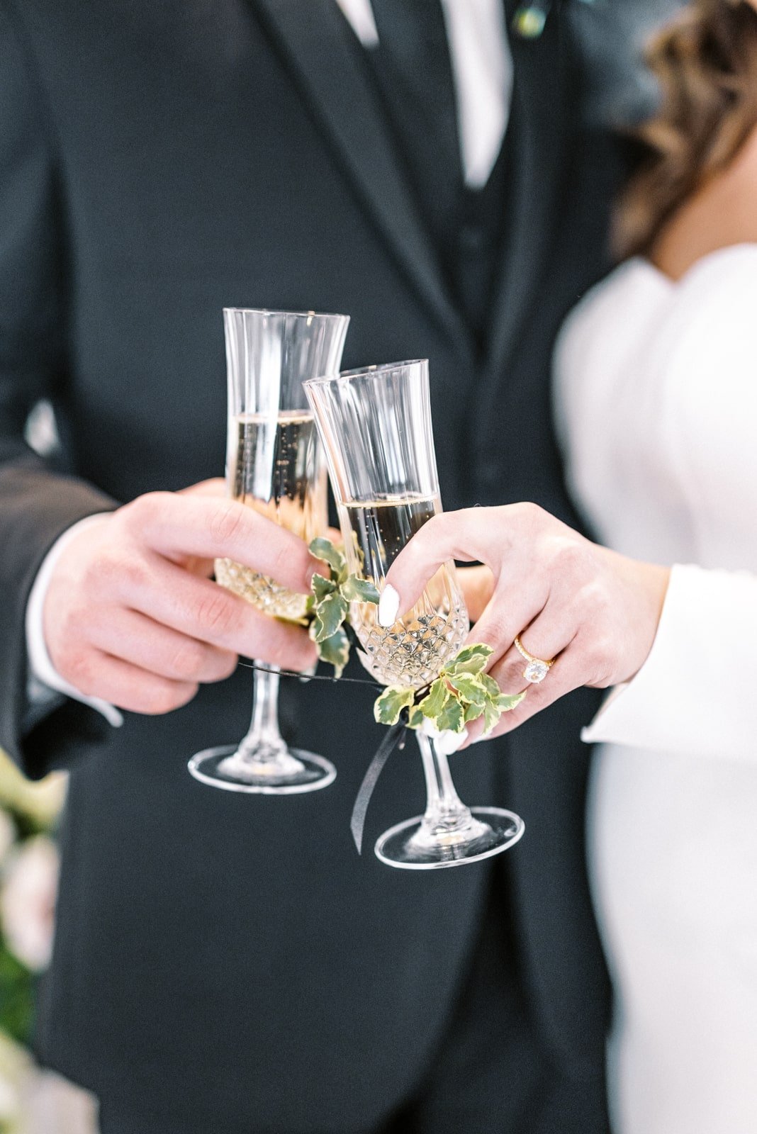 modern elegant wedding design champagne toast.jpg