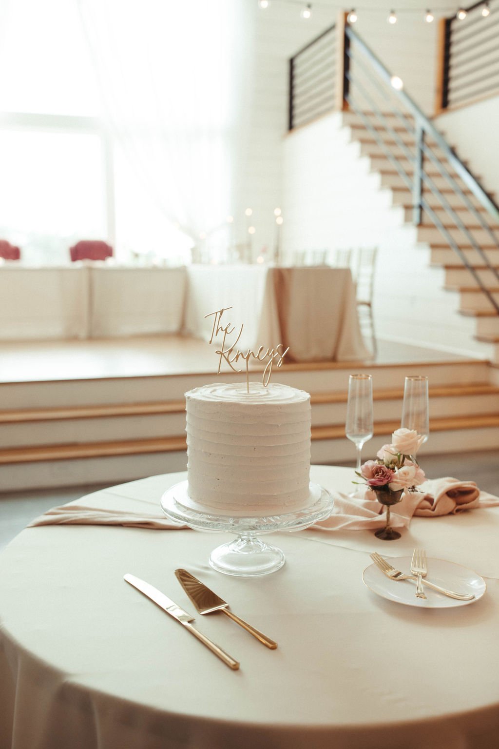 romantic lakeside wedding emerson fields single cake.jpg