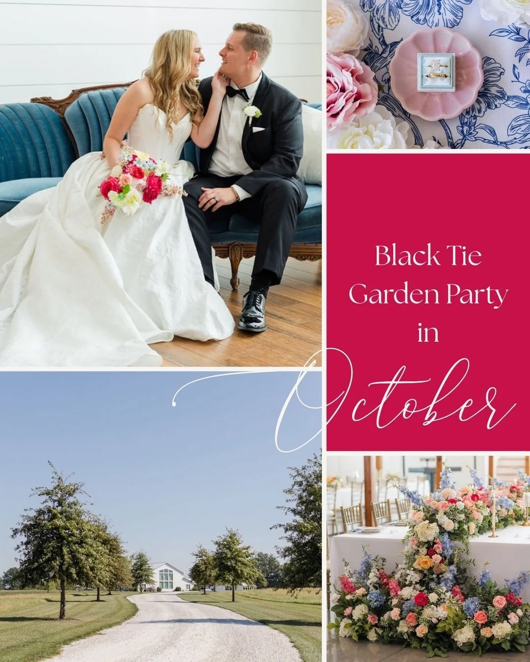 Fall weddings have been misunderstood for far too long!!
 Somehow &ldquo;fall&rdquo; became synonymous with only rustic vibes and muted tones, but in Missouri, October is the perfect blend of the very best Missouri has to offer. Think cooler, comfort