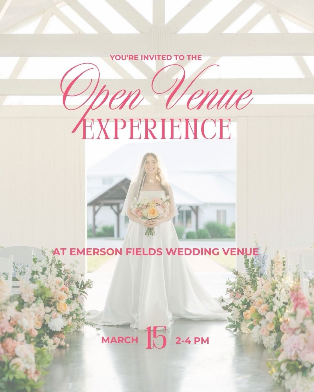 Last chance to RSVP for the 🌸Emerson Fields Open Venue Experience🌸 this Sunday, March 15 from 2&ndash;4 PM.

If you&rsquo;ve been wanting to see Emerson Fields in person, this is the moment. You&rsquo;ll get to walk the grounds, tour the spaces, me