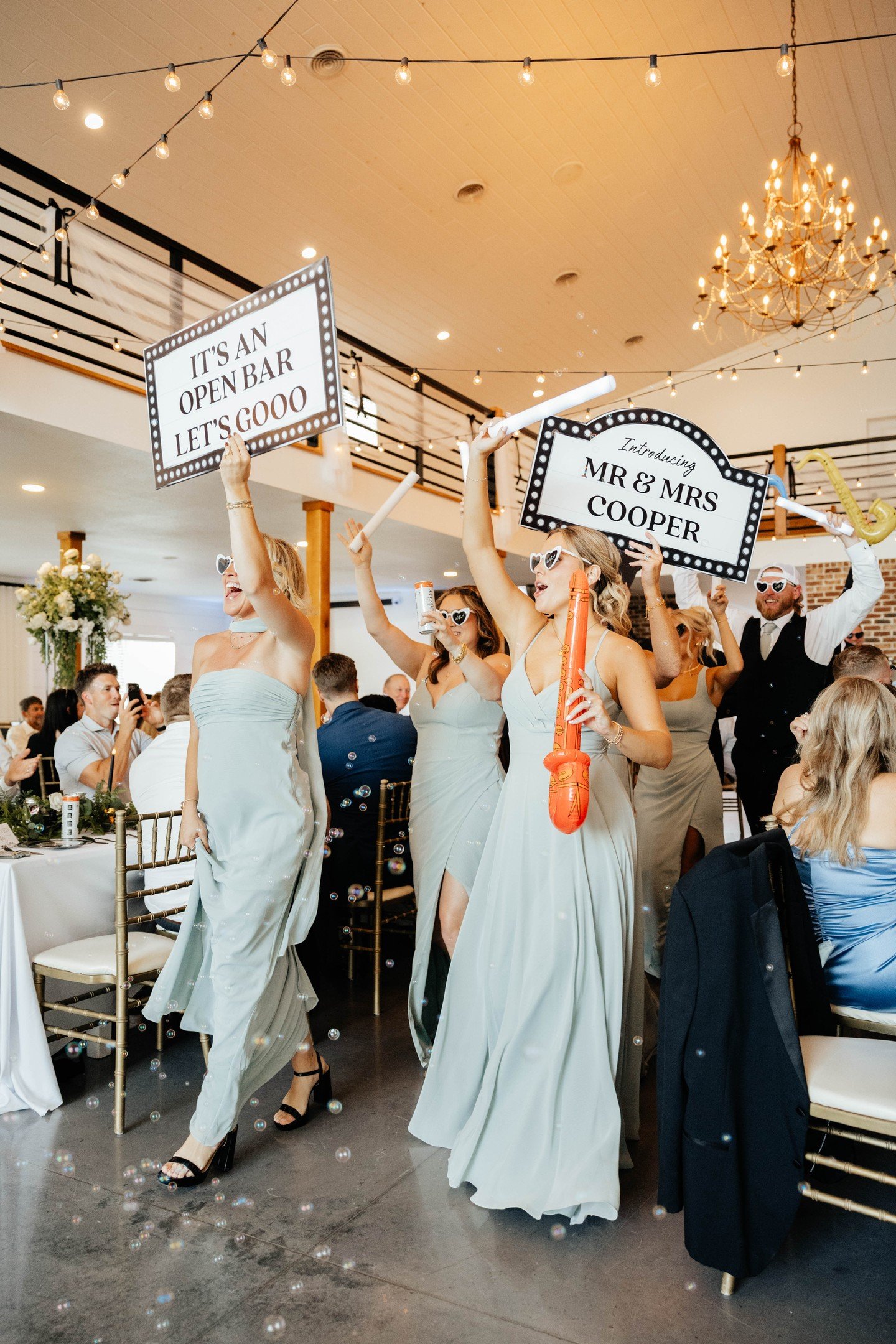 POV: ALL your favorite people in the same room cheering for your newlyweddedness. 🥹

I'm telling you right now, you will NEVER experience this exact feeling again.  It's indescribable. It will bring tears to your eyes, and the memory will live in yo