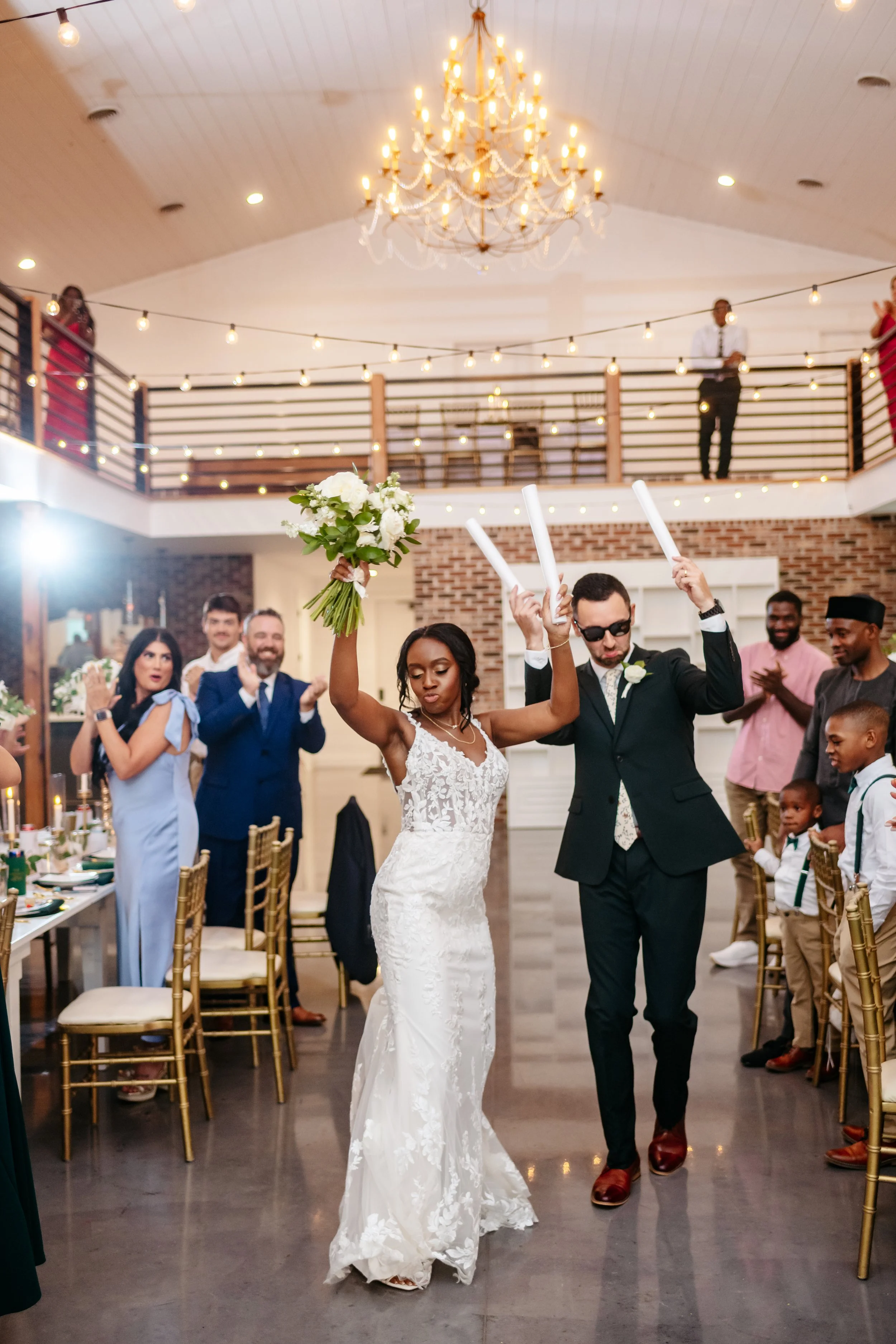 Reception at Midwest wedding venue