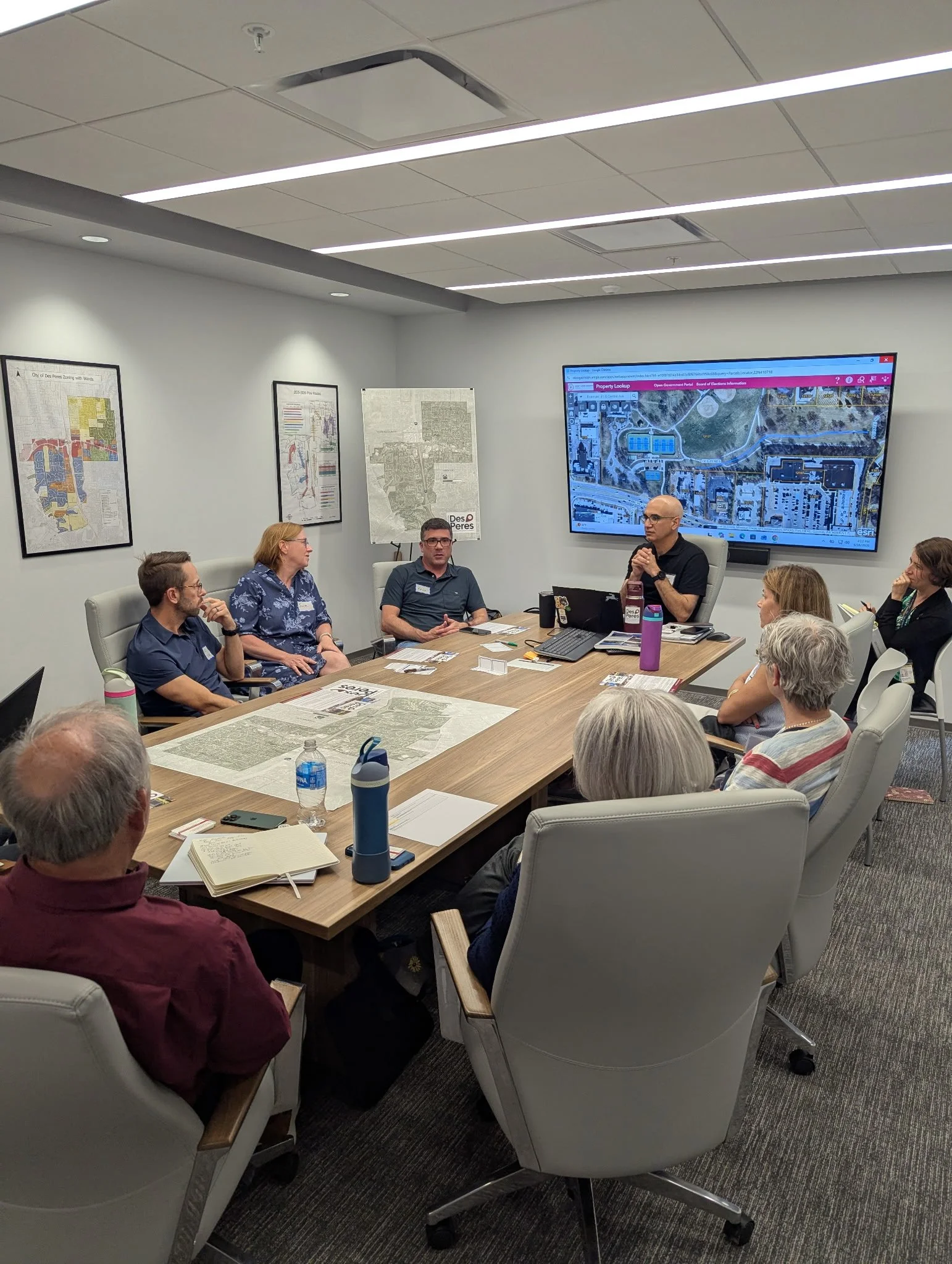  Focus group listening sessions at City Hall. 