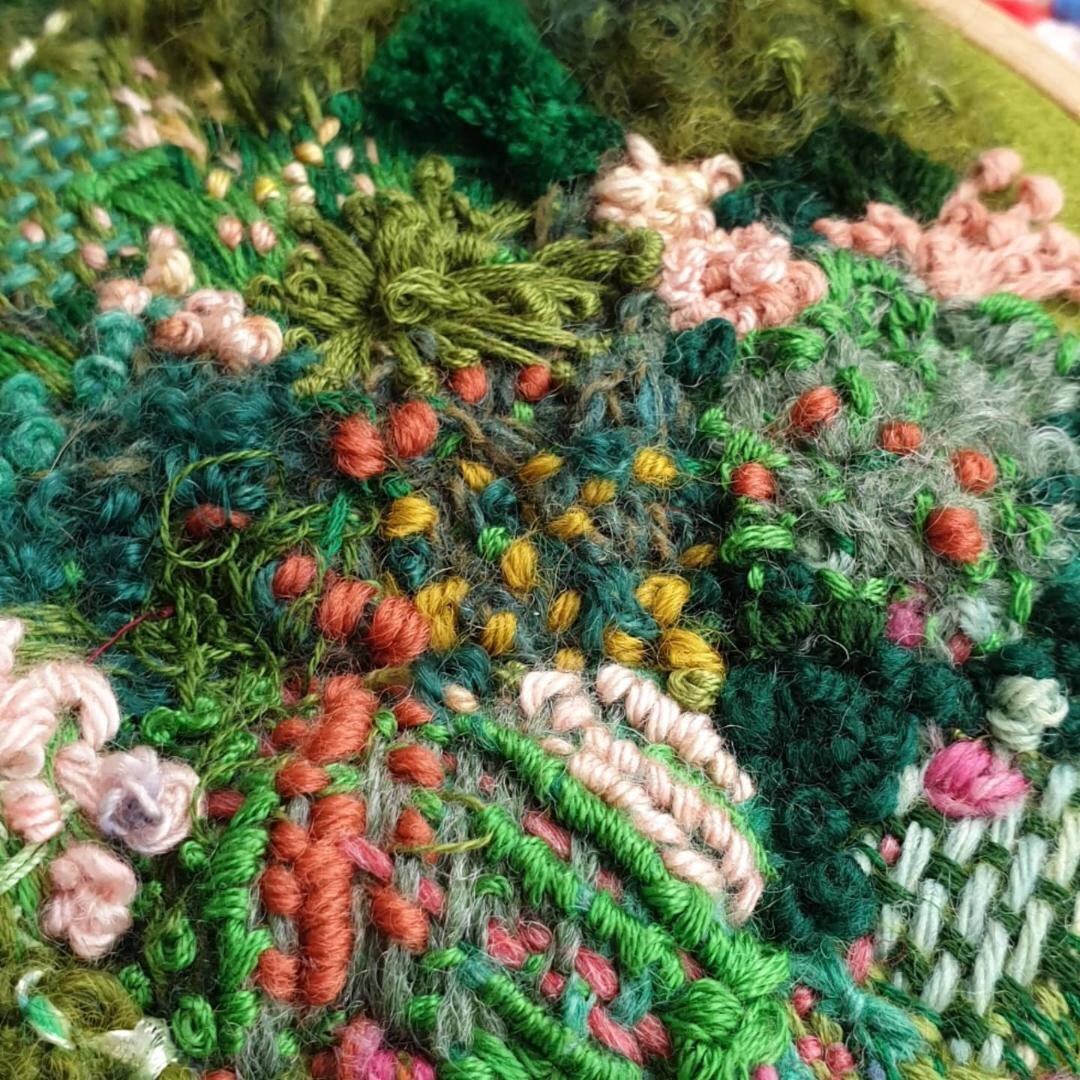 Forest Moss Creative Stitch Project — Fleur Woods Art
