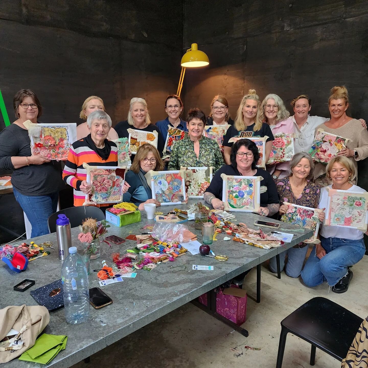 Over flowing with joy and gratitude for the most incredible 7 days in Robertson, Australia @green.door.studios with amazing women. Picutred here are just some of the very special, brave, kind and inspiring women who joined me over the week to create 