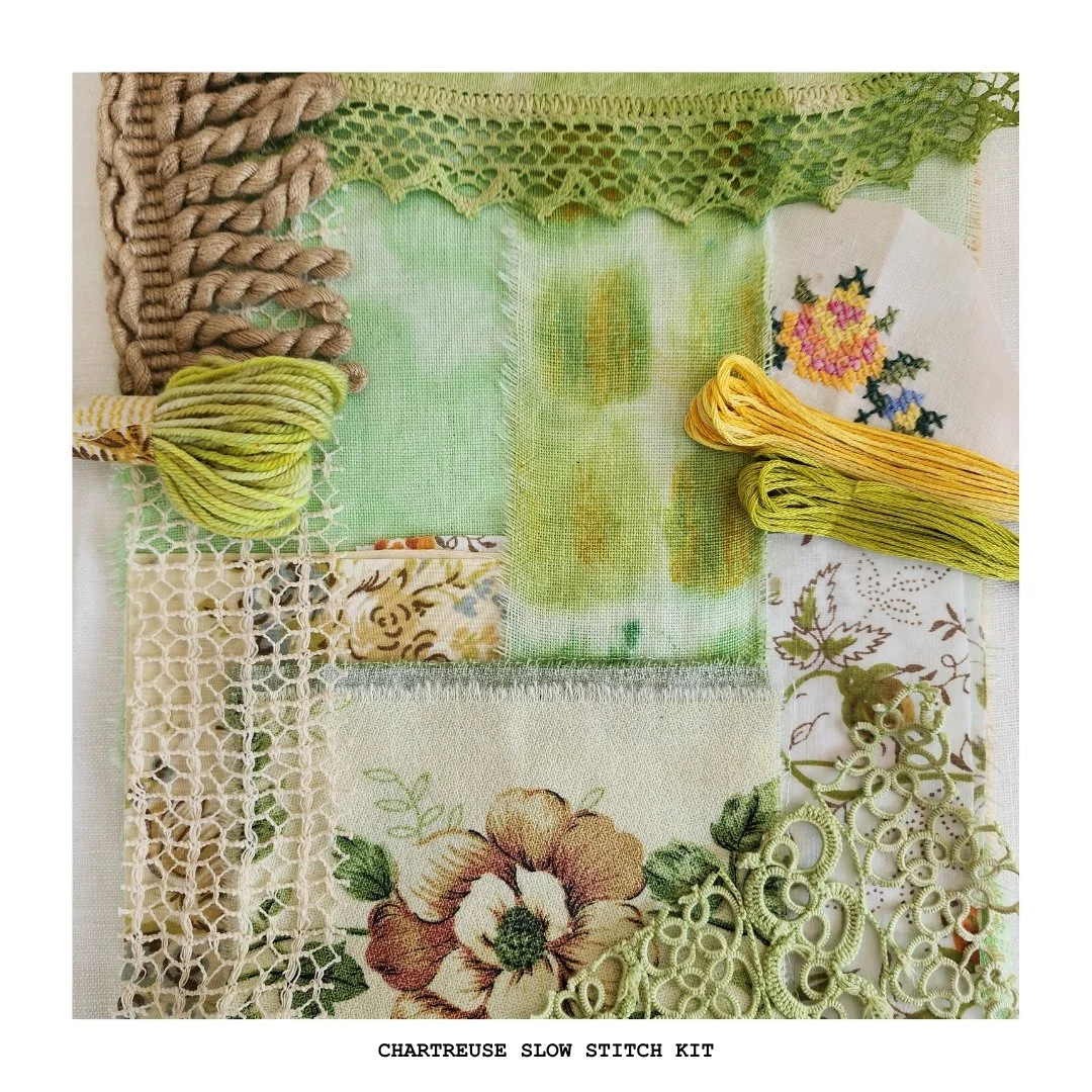 Slow Stitch Kits - Varied Colour Palettes