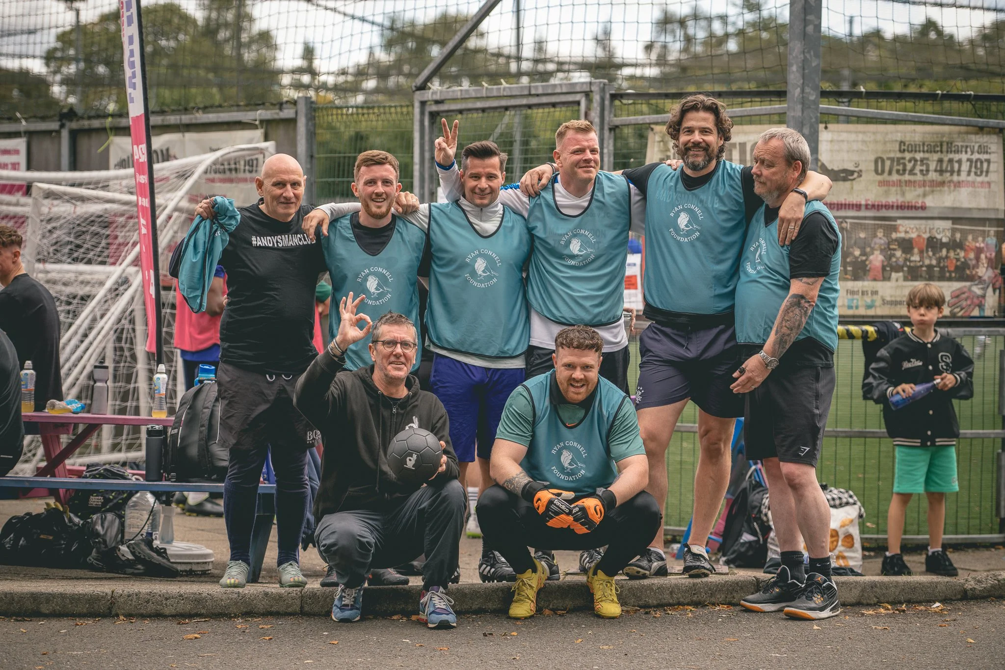 Andy’s Man Club at the Ryan Connell 5-a-Side Tournament in Glasgow