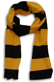 Special Order Request Black and gold winter scarf