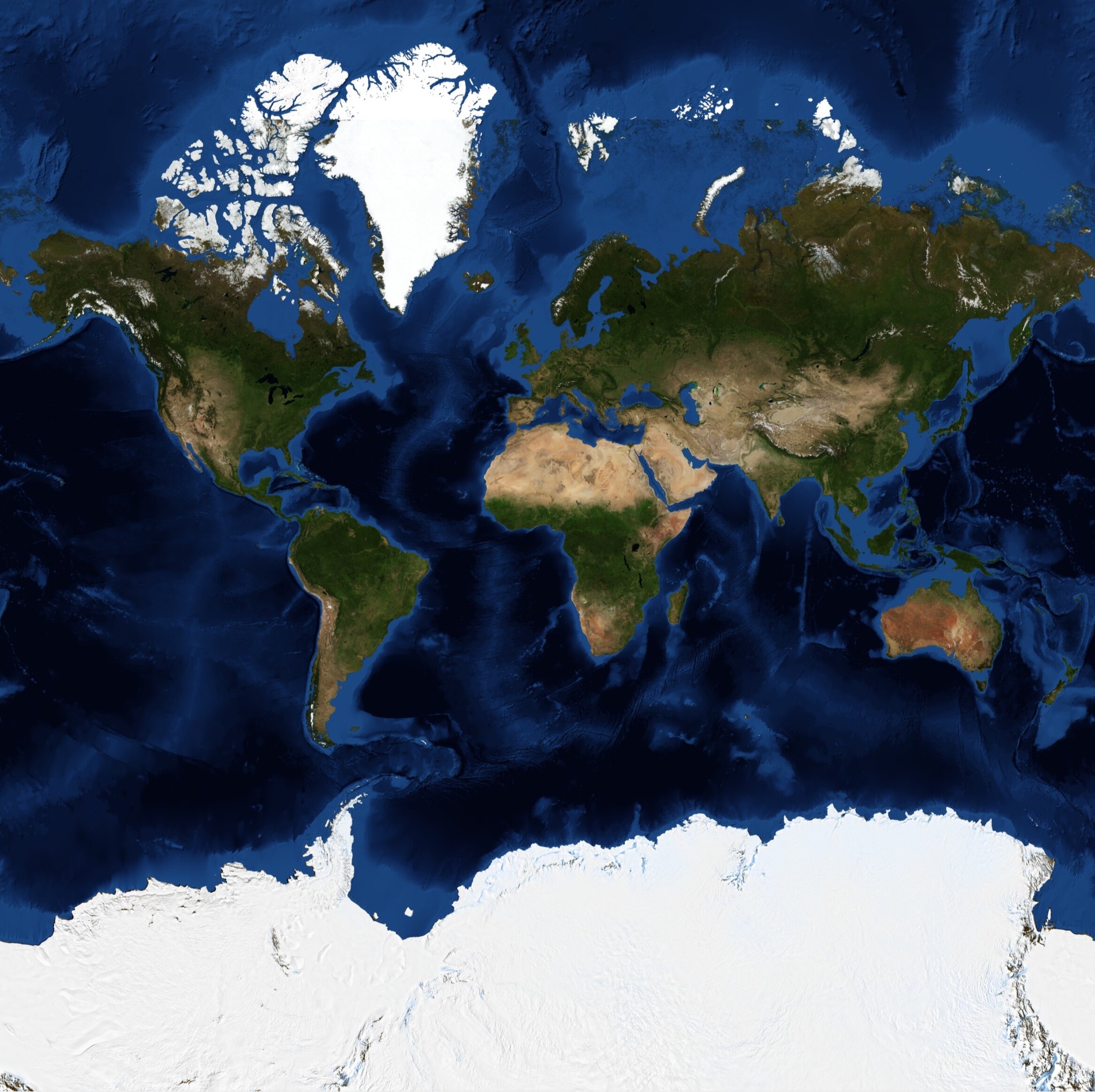 Карты полетов над Атлантическим океаном