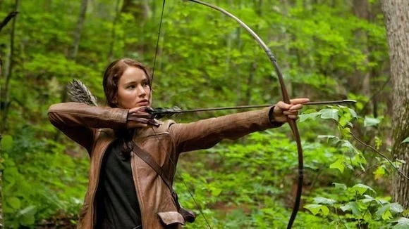 Katniss Everdene, from the Hunger Games.  AP Photo/Lionsgate