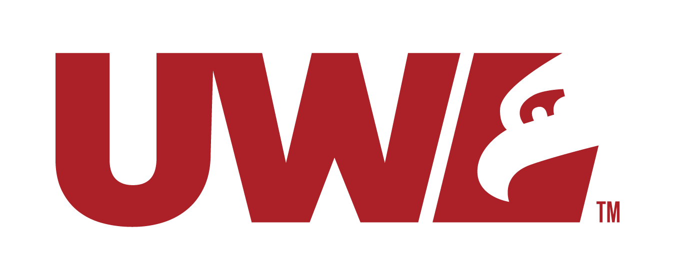 UWL's logo, the bottom of the L is an eagle's head