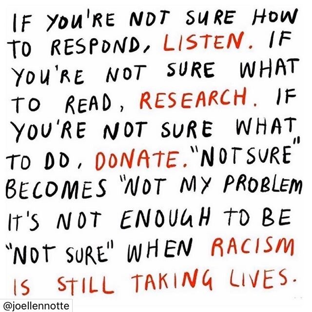 Do not choose silence. 
@joellennotte 
#blacklivesmatter #justiceforgeorgefloyd #antiracism #silenceisnotanoption

#Repost @thepositivitycharge
・・・
Not sure is no longer an option. /
📷 by @kaushal