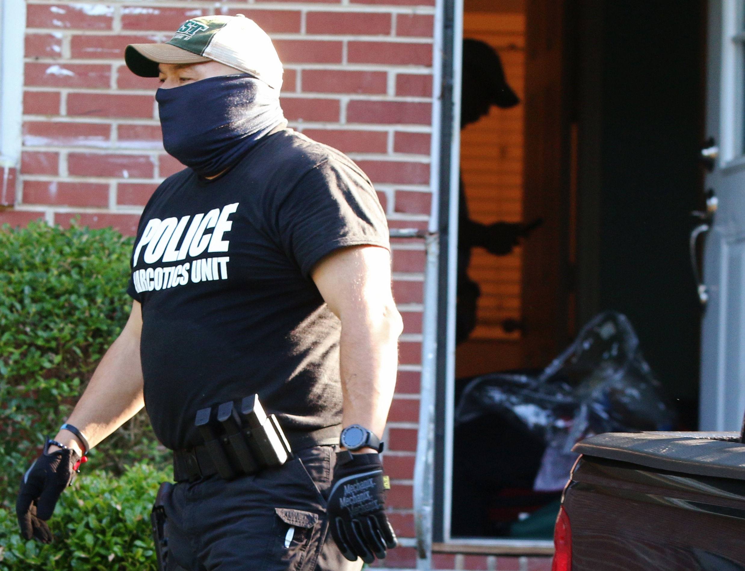  South Fulton Police Narcotics Unit conduct a raid with a Fulton Police Department and Fulton County Schools SWAT presence in Atlanta. Investigators found and seized United States currency, marijuana, MDMA, electronic items and firearms.  