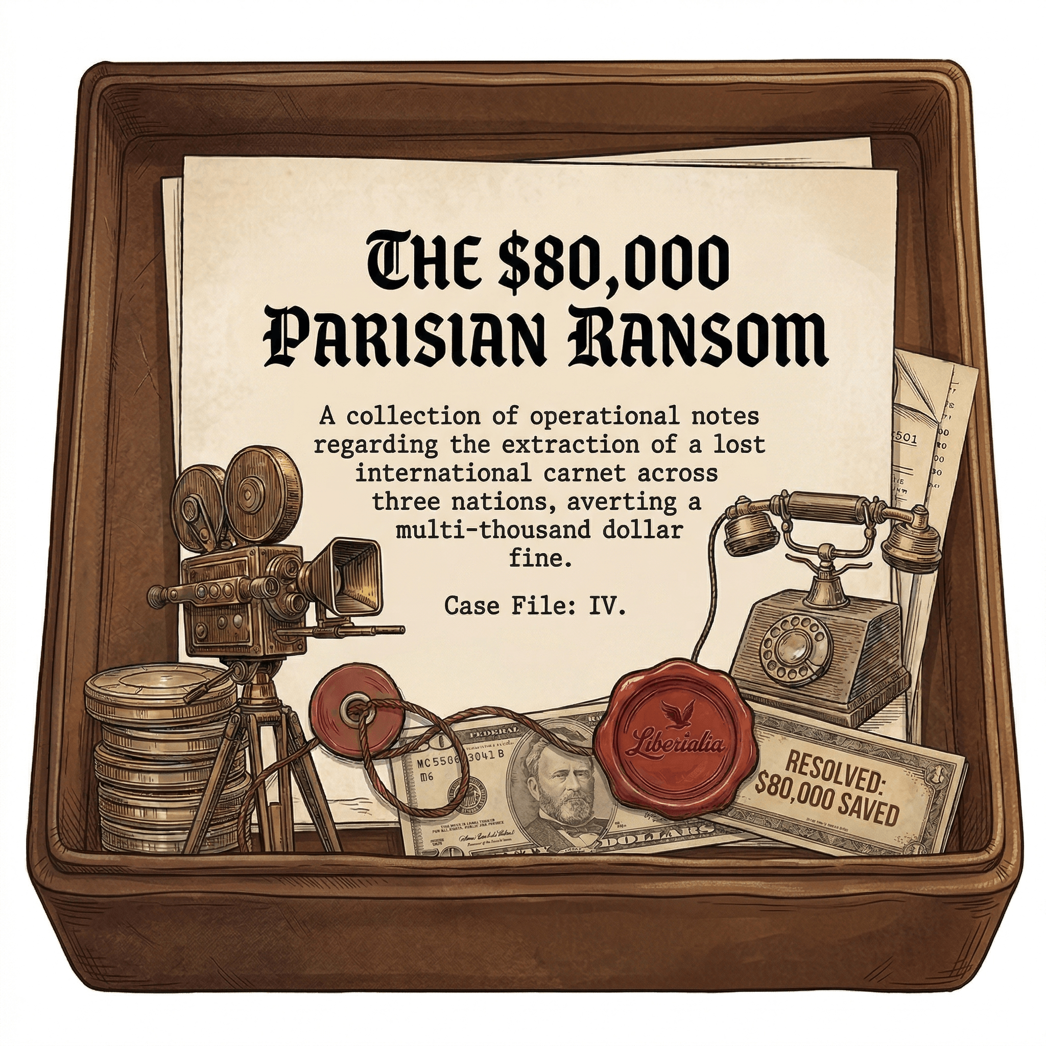 THE $80,000 PARISIAN RANSOM 