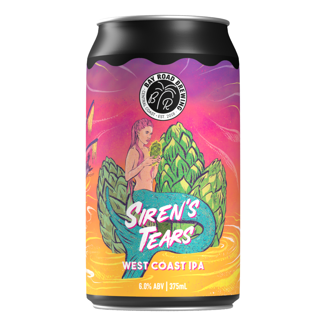 Siren's Tears - West Coast IPA - 6.0% ABV 375ml Cans